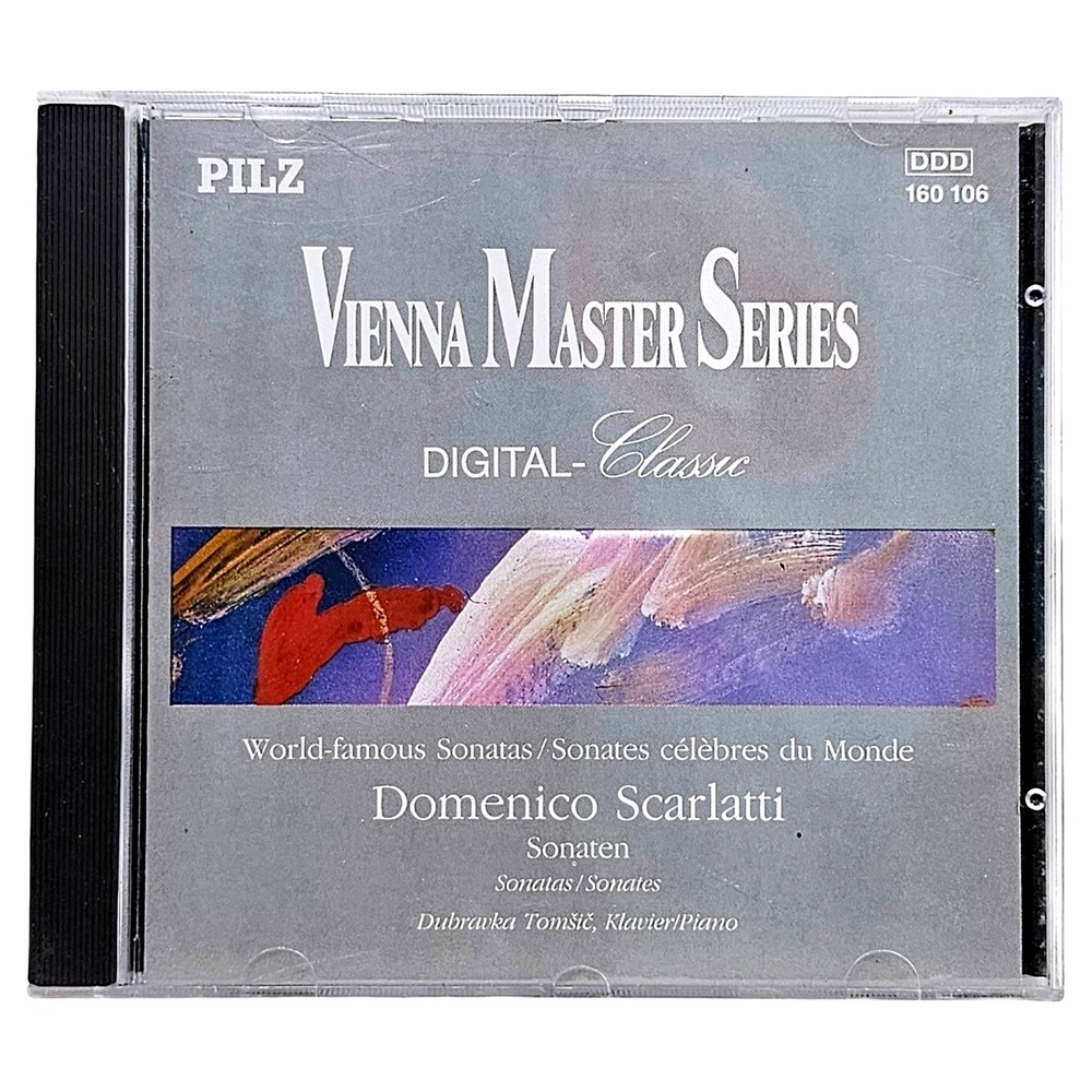 Scarlatti Sonaten Vienna Master Series‎ CD 160 106 Dubravka Tomsic Classical EUC